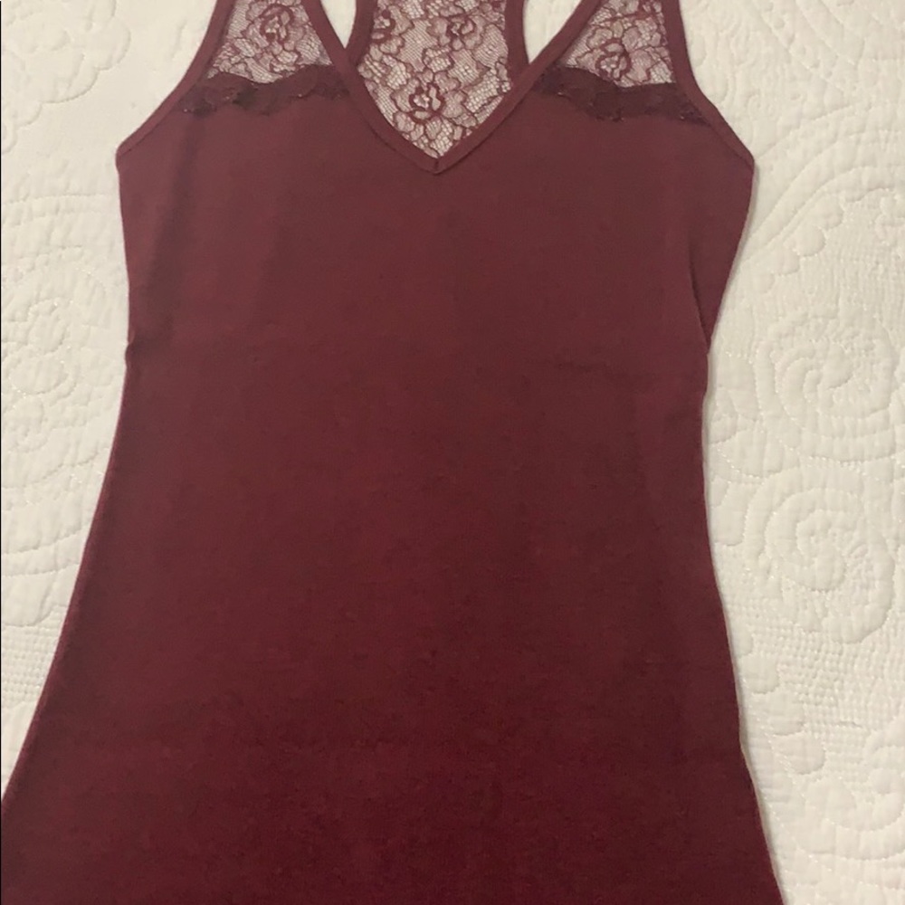 Lace tank top